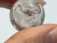 Enhydro Quartz Sphere With Moving Bubble