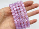 Light Purple Aura Selenite Bracelet 