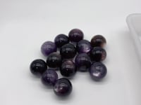 14 Pieces High Quality Purple Lepidolite Spark Spheres