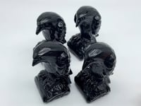 Obsidian Eagle Standing On The Wood Carving Wholesale