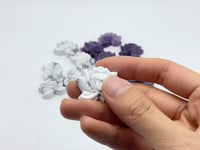 2 Types Lotus Flower Carving Wholesale Lepidolite Howlite