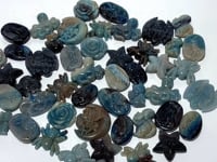 48 Pieces Trolleite Stone Mixed Animals Carving