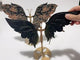 2 Pairs Butterfly Wing Carving With Stand Red Garnet