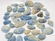 38 Pieces Blue Dumortierite Fish Carving
