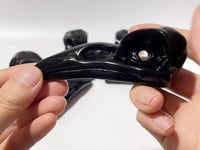 Obsidian Crow Skull Carving Wholesale