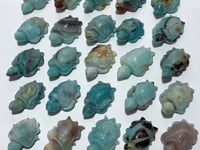 25 Pieces Caribbean Calcite Sea Turtle Carving