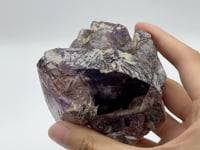 Skeletal Super7 Amethyst Enhydro Crystal Specimen