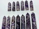 13 Pieces High Quality Chevron Amethyst Tower Points
