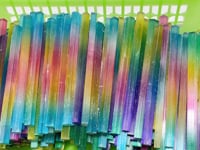 Aura Rectangle Raw Selenite Thin Sticks Wholesale
