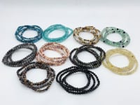 10 Types Mini Beads 4mm Bracelet Wholesale Golden Rutile Fluorite Dragon Blood Stone