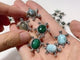 4 Types Cute Turtle Pendant Wholesale Larimar Labradorite