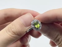Peridot Cut Faceted Ring Wholesale