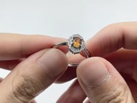 Beautiful Citrine Cut Faceted Ring Wholesale