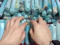 3.5-5.1in Caribbean Calcite Towers Wholesale