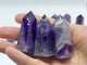 1.1-1.9in Mini Chevron Amethyst Tower Point Crystal Wholesale