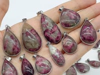 43 Pieces Red Tourmaline Different Shape Pendant
