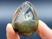 5 Pieces Nine-tailed Fox Garden Quartz Inner Scene Carving