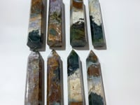 8 Pieces Large Ocean Jasper Points