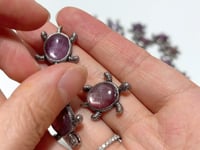 4 Types Cute Turtle Pendant Wholesale Larimar Labradorite