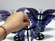 5 Pairs Fluorite Butterfly Carving With Stand