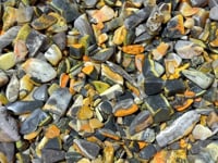 Polished Bumblebee Jasper Gravel Chips Mixed Size Wholesale