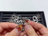 Beautiful Garnet Rhombus Ring Wholesale