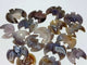 17 Pieces Geode Druzy Agate Bat Carving