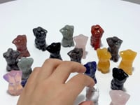 11 Types Male Model Body Crystal Carving Wholesale Labradorite Rose Quartz