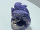 Beautiful Charoite Flying Dragon Carving #2