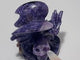 Charoite Flying Dragon Skull Carving #3
