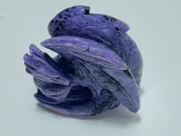 Unique Charoite Flying Dragon Carving #4