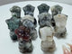 10 Pieces Moss Agate Goddess Carving