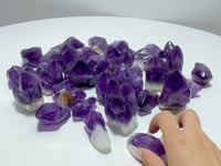 35 Pieces Amethyst Polished Cluster