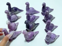 Lepidolite Dinosaur Carving Wholesale