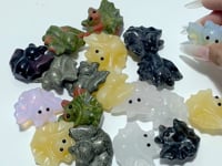 8 Types Halloween Bat Carving Wholesale Clear Quartz Pyrite Garnet