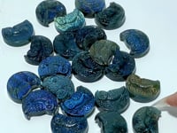 High Quality Labradorite Moon Owl Carving Wholesale