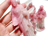 Pink Opal Jesus Carving Wholesale