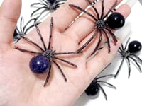 2 Types Sphere Spider Ornament Handmade Alloy Spider Wholesale