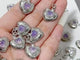 Lavender Quartz Scorolite Heart Cut Faceted Pendant Wholesale