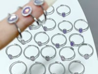 Beautiful Lavender Quartz Scorolite Ring Wholesale