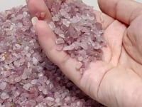 3-5mm Madagascar Rose Quartz Chips Gravel Wholesale