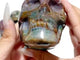 11 Pieces Colorful Ocean Jasper Skull Carving