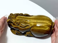 Large Tiger Eye Pixiu Carving