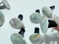 2 Shapes Polished Shell Fossil Car Air Vent Clips Wholesale Car Accessories