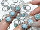 Larimar Round Ring Crystal Wholesale
