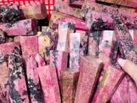 Rhodonite Obelisk Point Tower Wholesale