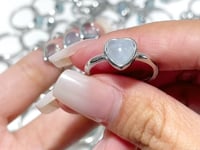 Aquamarine Heart Ring Crystal Wholesale