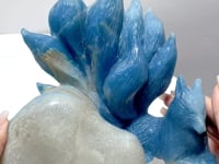 Beautiful Trolleite Large Nine-tailed Fox Carving