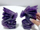 2 Pieces Unique Lepidolite Flying Dragon Carving