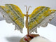 Beautiful Bumble Bee Stone Jasper Butterfly Wing Carving With Stand